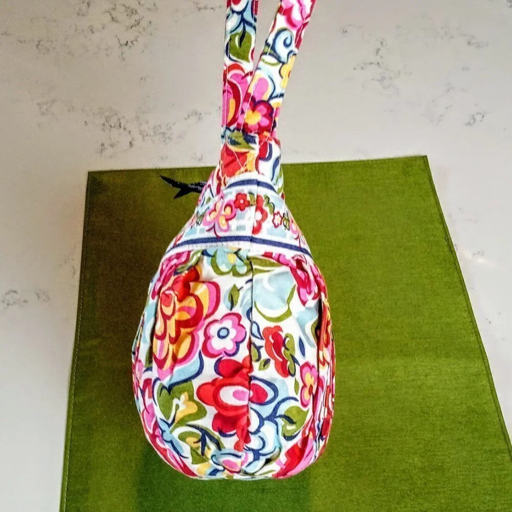 Vera Bradley Multicolor Floral Print Pleated Bag